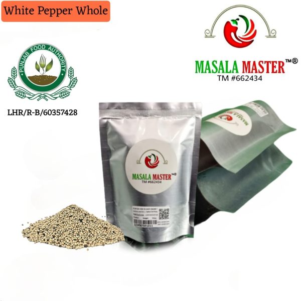 White Pepper Whole (Safaid Mirch Sabat)